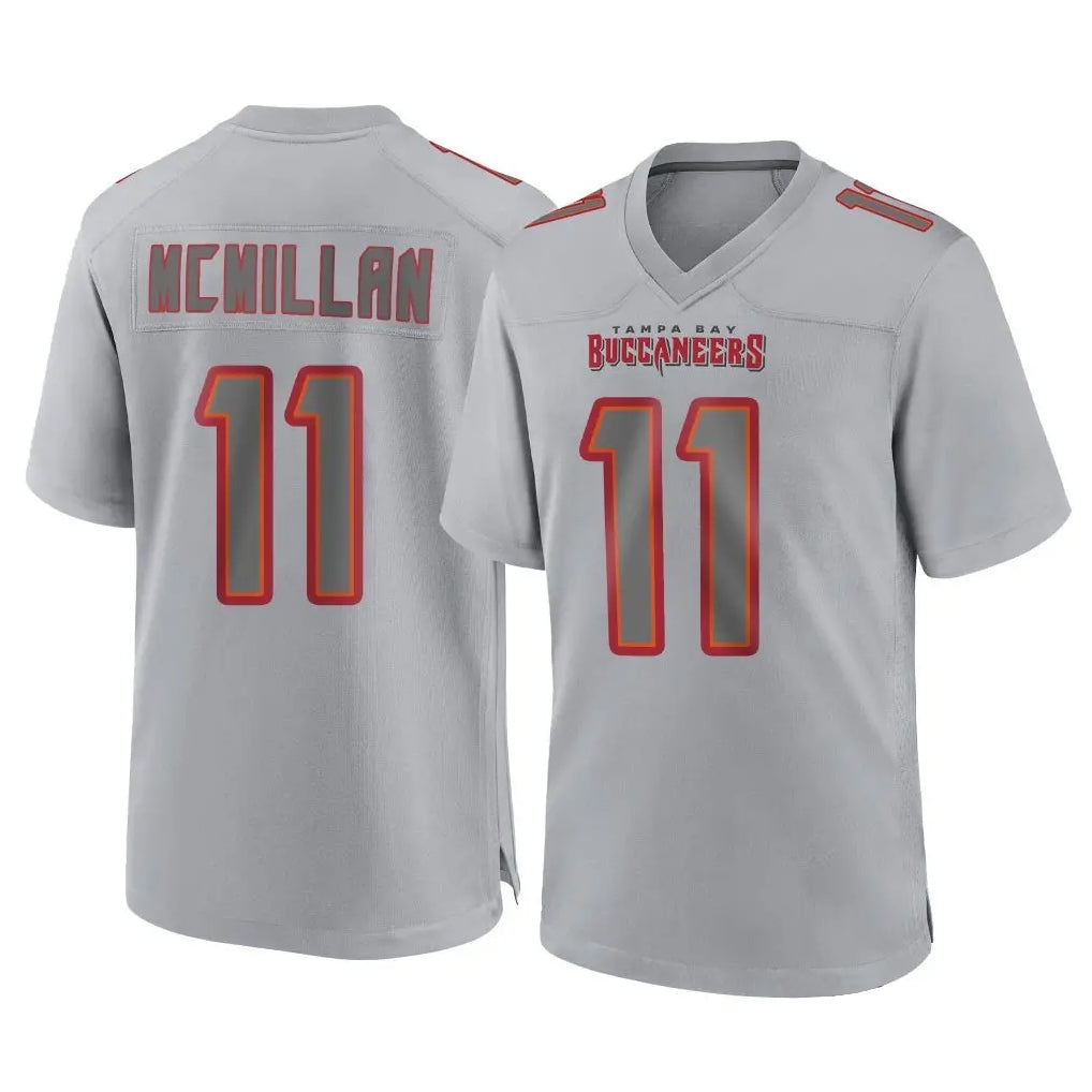 Choea TB.Buccaneers #11 Jalen McMillan Player Gray Atmosphere Fashion Home Game Stitched Jerseys