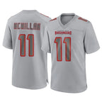 Choea TB.Buccaneers #11 Jalen McMillan Player Gray Atmosphere Fashion Home Game Stitched Jerseys