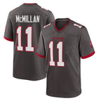 Choea TB.Buccaneers #11 Jalen McMillan Player Pewter Alternate Home Game Stitched Jerseys
