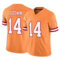 Choea TB.Buccaneers #14 Chris Godwin Jr. Player Orange Limited Vapor F.U.S.E. Home Game Stitched Jerseys