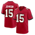 Choea TB.Buccaneers #15 Tez Johnson Player Red Home Game Stitched Jerseys