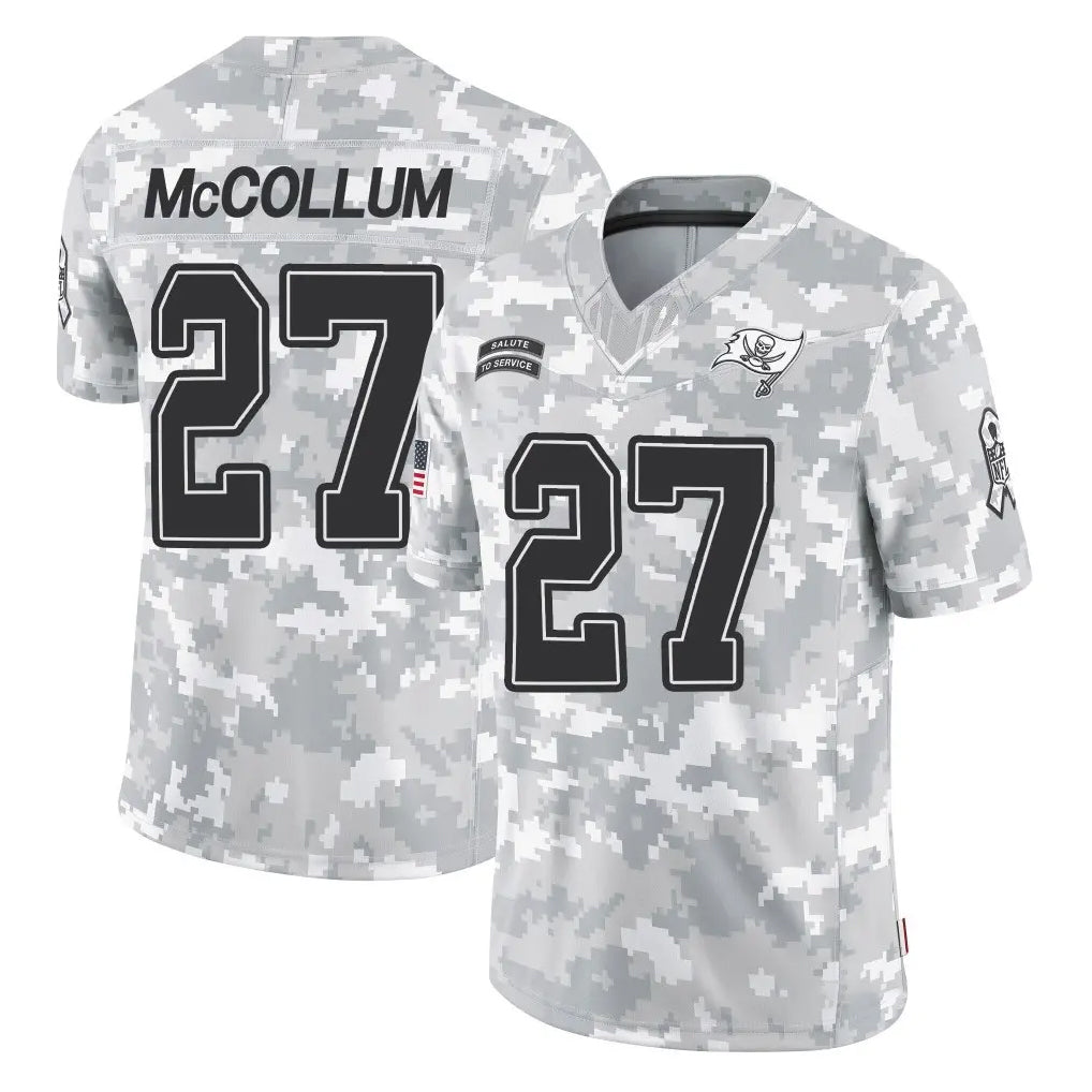 Choea TB.Buccaneers #27 Zyon McCollum Player Arctic Camo Limited Salute To Service Home Game Stitched Jerseys