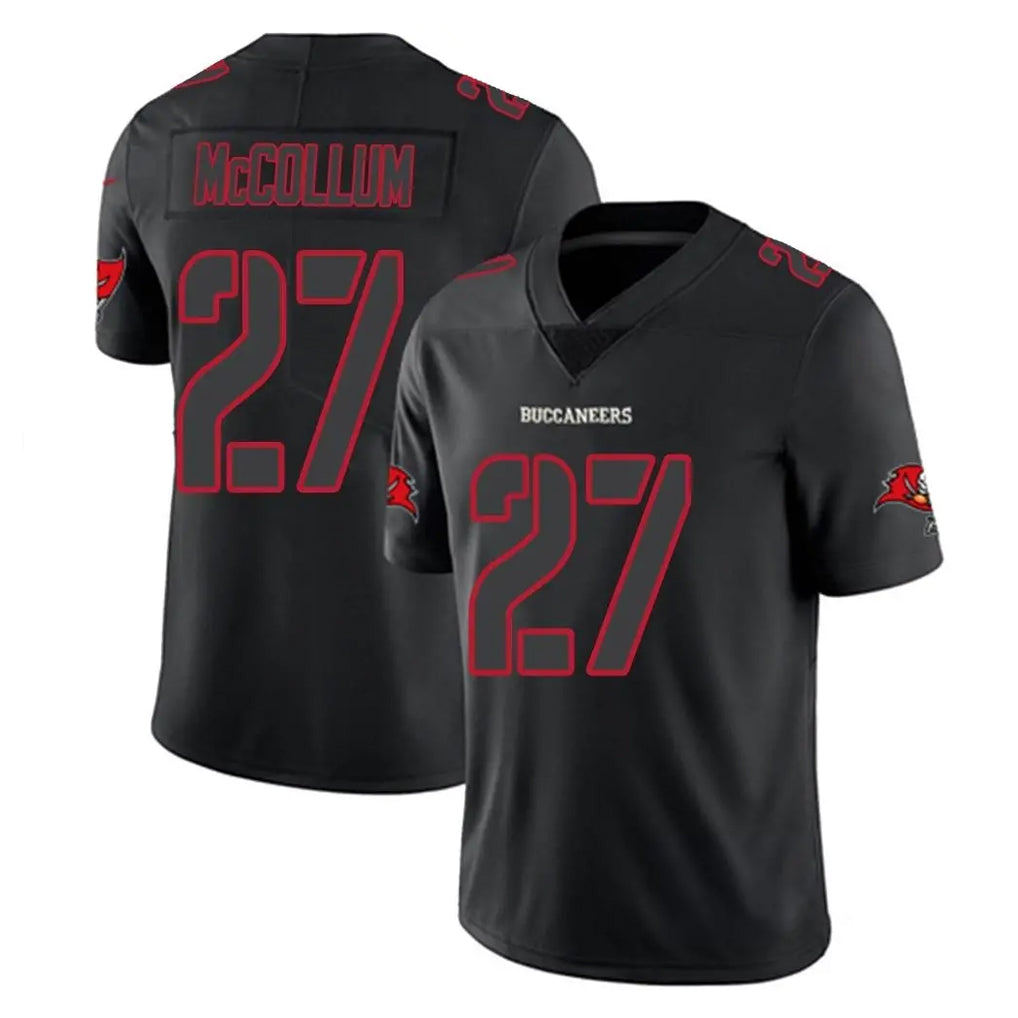 Choea TB.Buccaneers #27 Zyon McCollum Player Black Impact Limited Home Game Stitched Jerseys