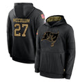 Choea TB.Buccaneers #27 Zyon McCollum Player Black Salute to Service Sideline Performance Pullover Hoodies Home Game Stitched Jerseys