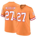 Choea TB.Buccaneers #27 Zyon McCollum Player Orange Throwback Home Game Stitched Jerseys
