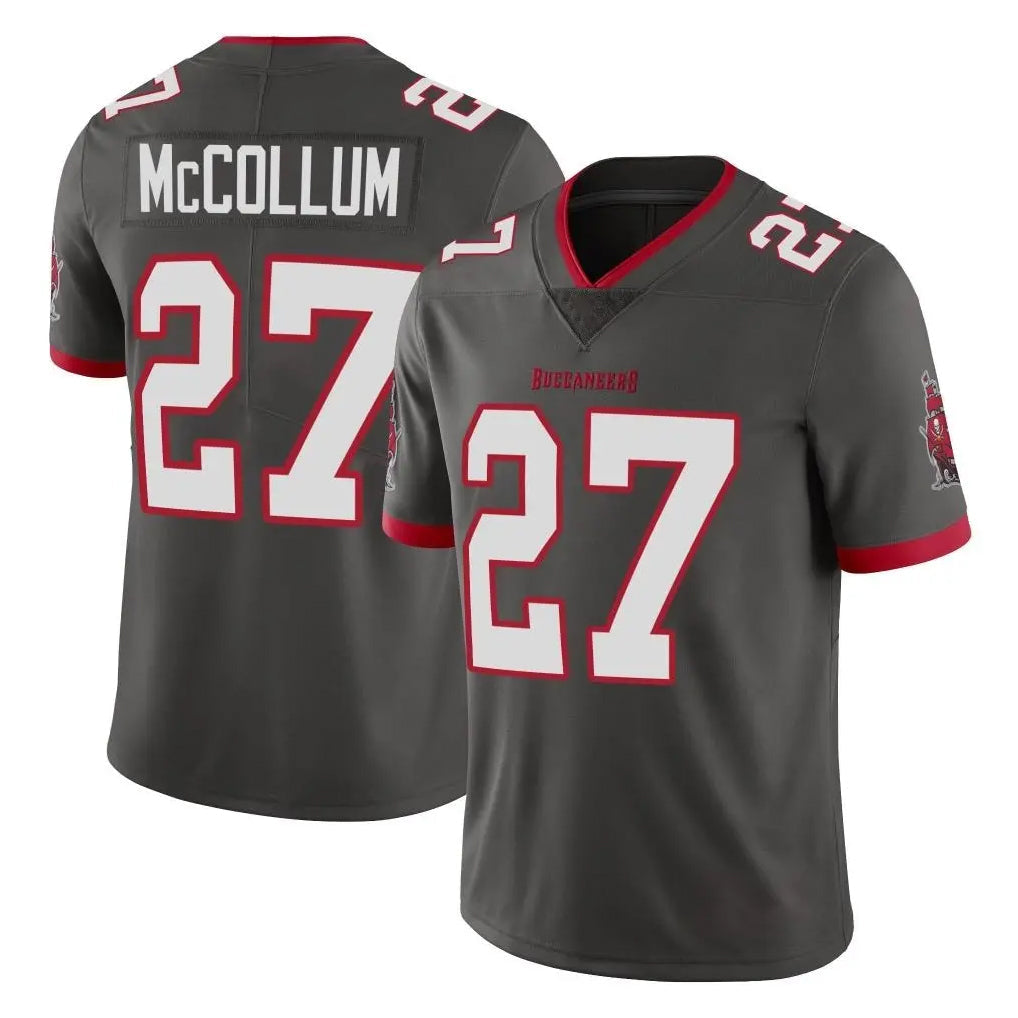 Choea TB.Buccaneers #27 Zyon McCollum Player Pewter Limited Alternate Vapor Home Game Stitched Jerseys