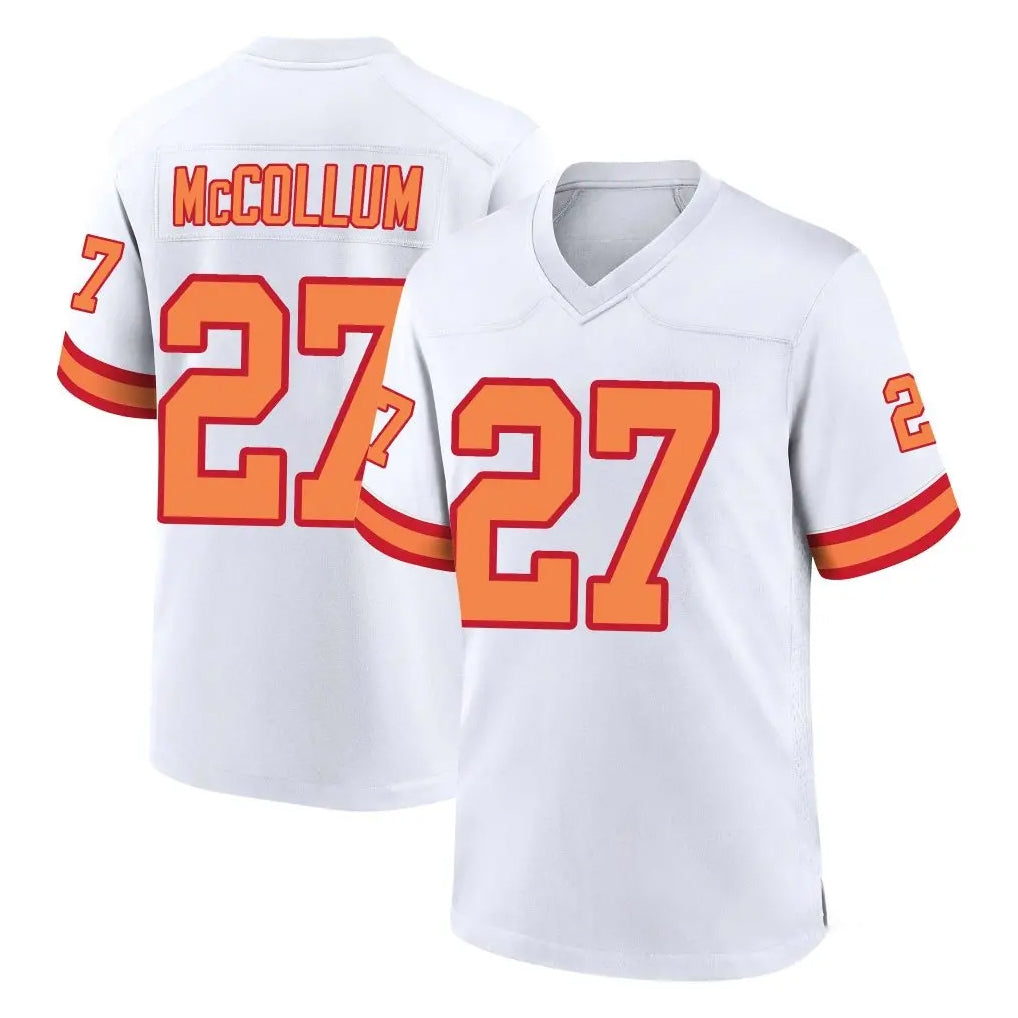 Choea TB.Buccaneers #27 Zyon McCollum Player White '76 Home Game Stitched Jerseys