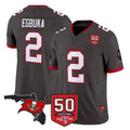 Choea TB.Buccaneers #2 Emeka Egbuka Player Pewter Limited 2026 Season Vapor F.U.S.E. Home Game Stitched Jerseys