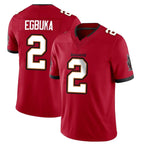 Choea TB.Buccaneers #2 Emeka Egbuka Player Red Limited Vapor F.U.S.E. Home Game Stitched Jerseys