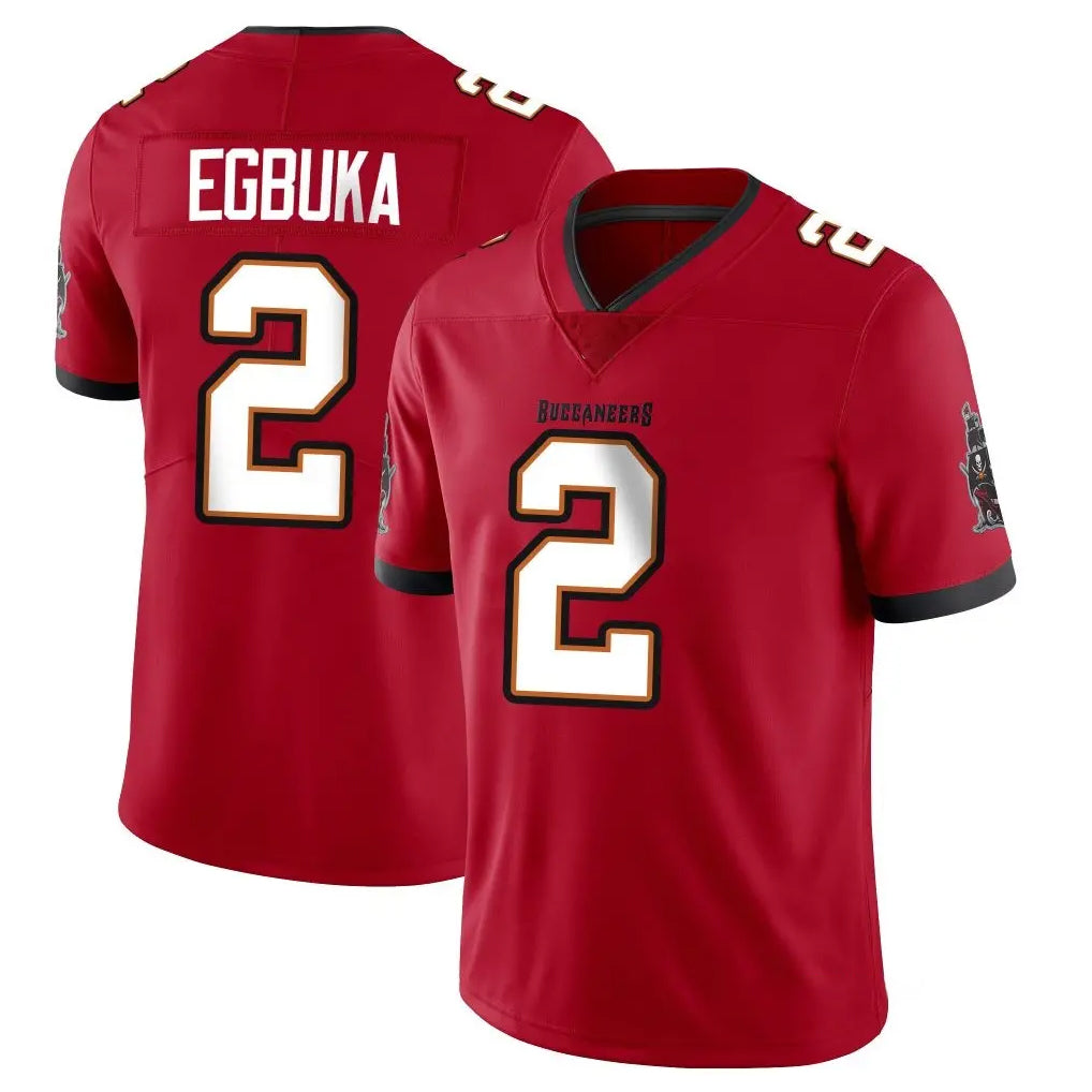 Choea TB.Buccaneers #2 Emeka Egbuka Player Red Limited Vapor Home Game Stitched Jerseys