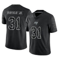 Choea TB.Buccaneers #31 Antoine Winfield Jr. Player Black Reflective Limited Home Game Stitched Jerseys