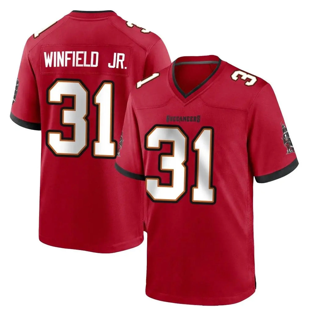 Choea TB.Buccaneers #31 Antoine Winfield Jr. Player Red Home Game Stitched Jerseys