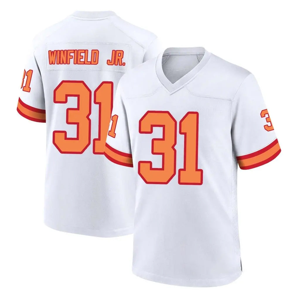 Choea TB.Buccaneers #31 Antoine Winfield Jr. Player White '76 Home Game Stitched Jerseys