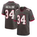 Choea TB.Buccaneers #34 Alex Anzalone Player Pewter Alternate Home Game Stitched Jerseys