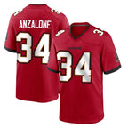 Choea TB.Buccaneers #34 Alex Anzalone Player Red Home Game Stitched Jerseys