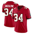 Choea TB.Buccaneers #34 Alex Anzalone Player Red Limited Vapor Home Game Stitched Jerseys