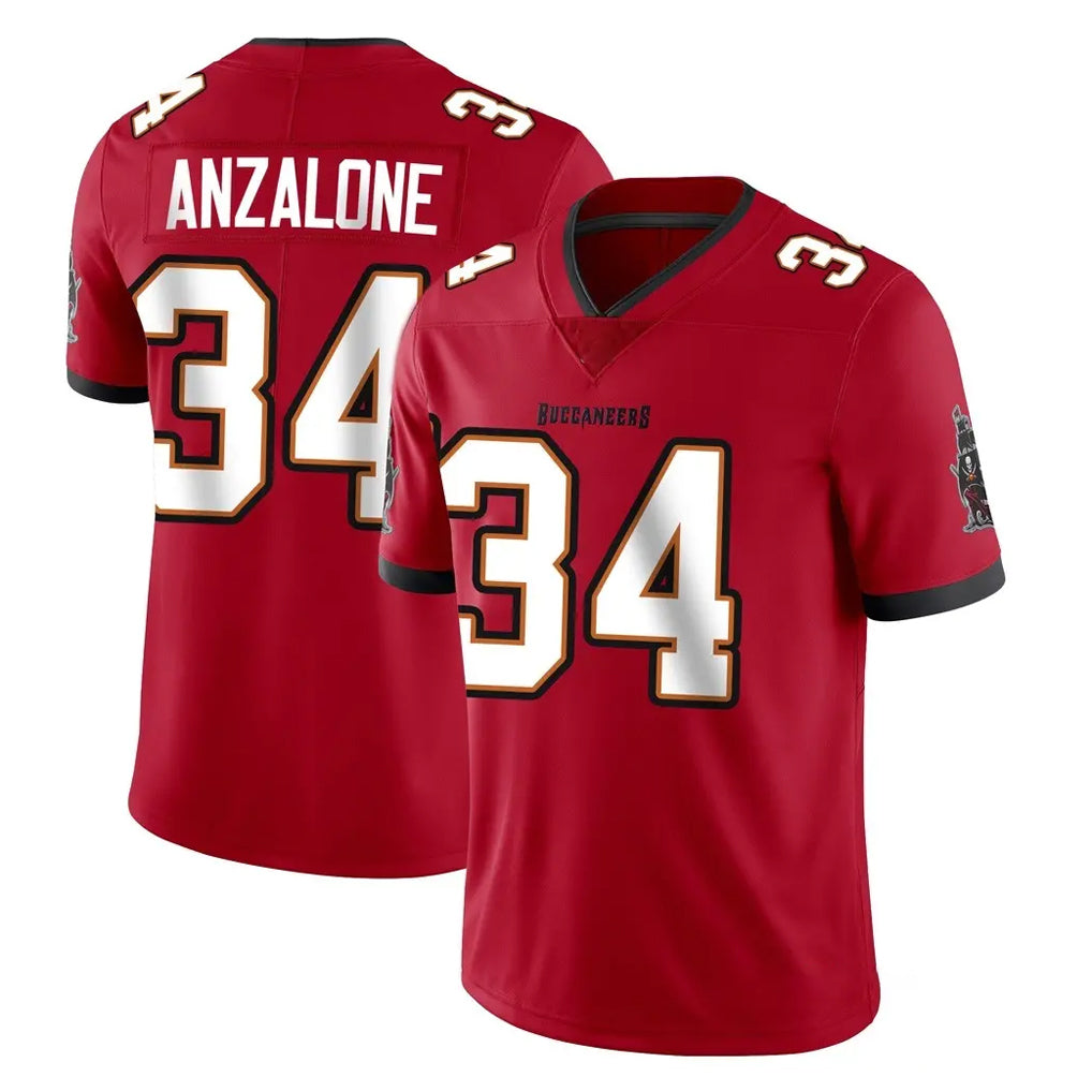 Choea TB.Buccaneers #34 Alex Anzalone Player Red Limited Vapor Home Game Stitched Jerseys