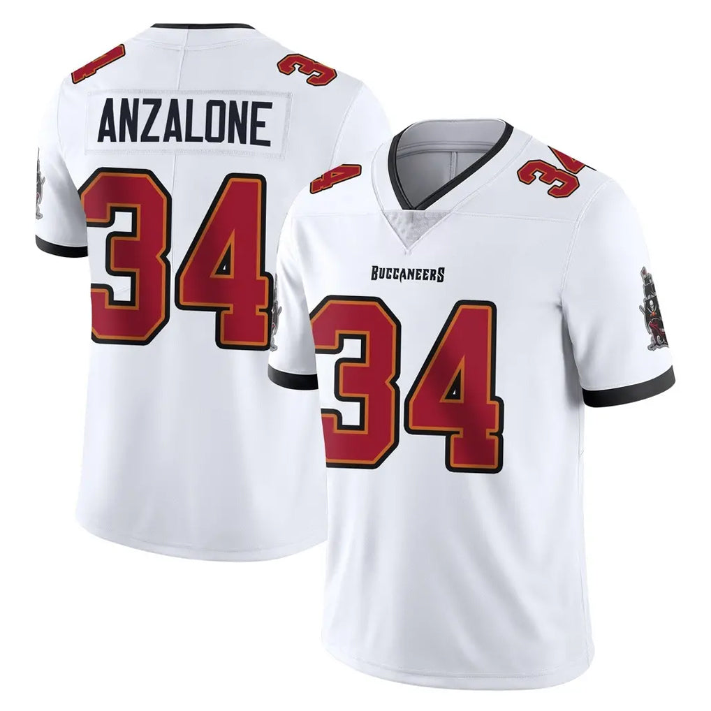 Choea TB.Buccaneers #34 Alex Anzalone Player White Limited Vapor Untouchable Home Game Stitched Jerseys