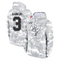 Choea TB.Buccaneers #3 Rueben Bain Jr. Player Arctic Camo Limited Salute to Service Pullover Hoodies Game Stitched Jerseys