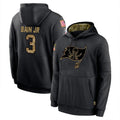Choea TB.Buccaneers #3 Rueben Bain Jr. Player Black Salute to Service Sideline Performance Pullover Hoodies Home Game Stitched Jerseys
