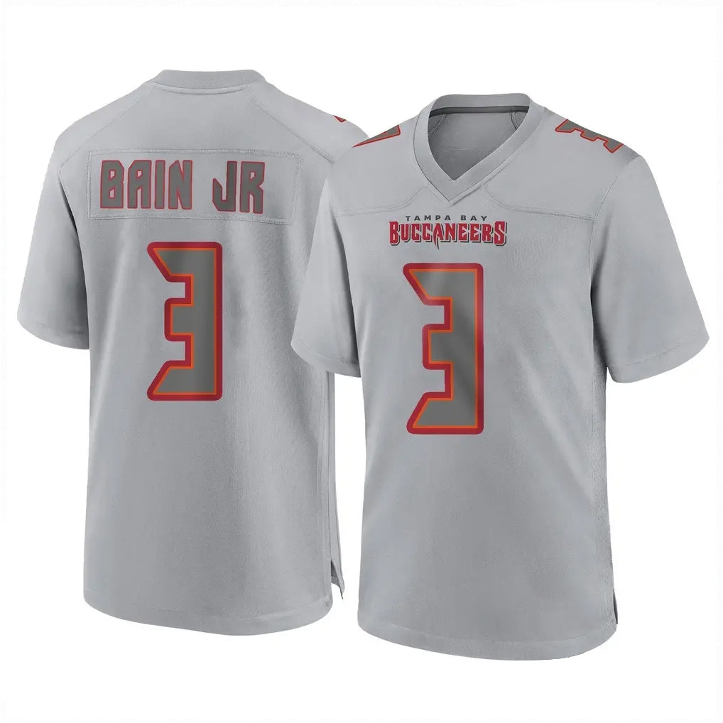 Choea TB.Buccaneers #3 Rueben Bain Jr. Player Gray Atmosphere Fashion Home Game Stitched Jerseys