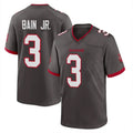 Choea TB.Buccaneers #3 Rueben Bain Jr. Player Pewter Alternate Home Game Stitched Jerseys