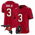 Choea TB.Buccaneers #3 Rueben Bain Jr. Player Red Limited 2026 Season Vapor F.U.S.E. Home Game Stitched Jerseys