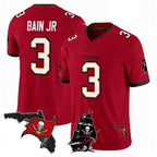 Choea TB.Buccaneers #3 Rueben Bain Jr. Player Red Limited 2026 Season Vapor F.U.S.E. Home Game Stitched Jerseys