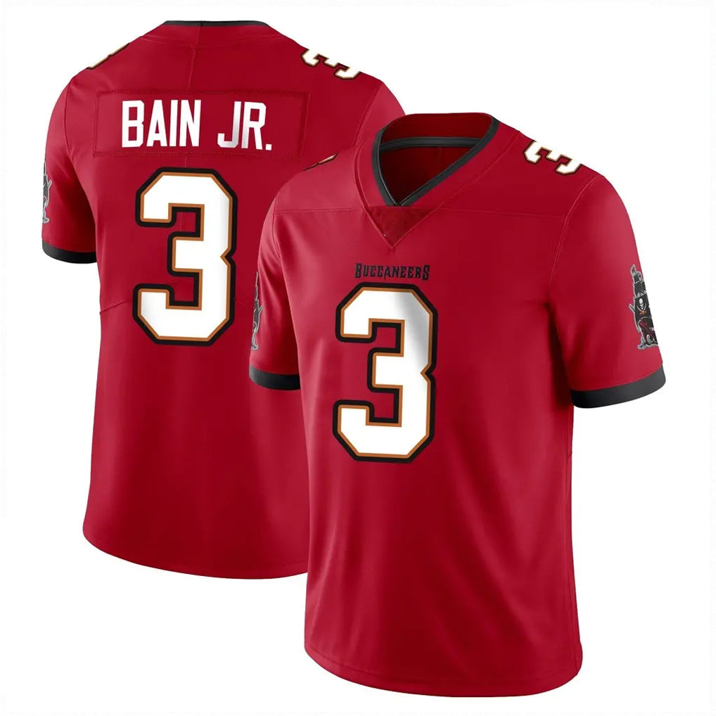 Choea TB.Buccaneers #3 Rueben Bain Jr. Player Red Limited Vapor F.U.S.E. Home Game Stitched Jerseys