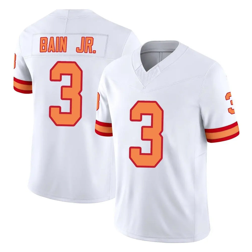 Choea TB.Buccaneers #3 Rueben Bain Jr. Player White Limited '76 Vapor F.U.S.E. Home Game Stitched Jerseys