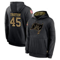 Choea TB.Buccaneers #45 Josiah Trotter Player Black Salute to Service Sideline Performance Pullover Hoodies Home Game Stitched Jerseys