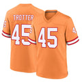 Choea TB.Buccaneers #45 Josiah Trotter Player Orange Throwback Home Game Stitched Jerseys