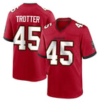 Choea TB.Buccaneers #45 Josiah Trotter Player Red Home Game Stitched Jerseys