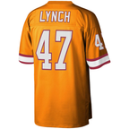 Choea TB.Buccaneers #47 John Lynch Mitchell & Ness Orange Big & Tall 1995 Legacy Retired Player Jersey