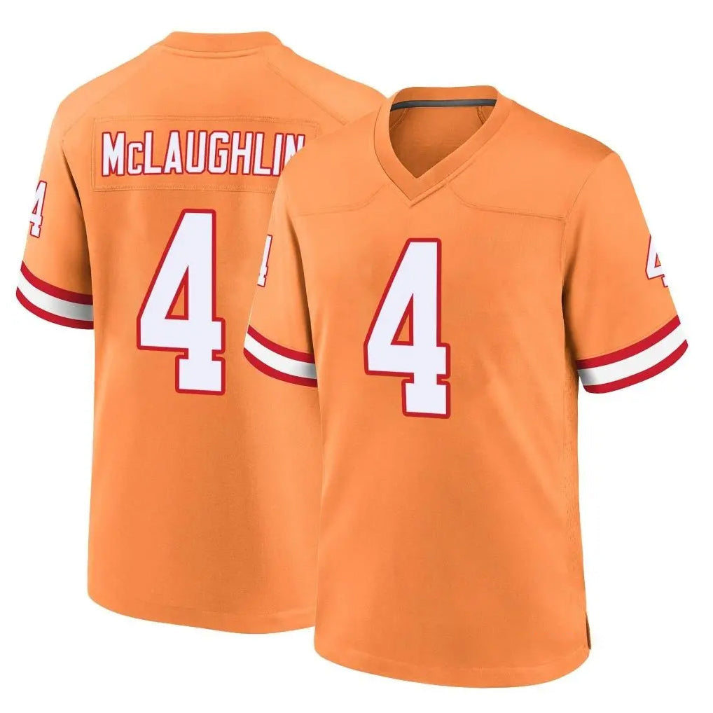 Choea TB.Buccaneers #4 Chase McLaughlin Player Orange Throwback Home Game Stitched Jerseys