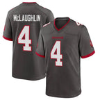 Choea TB.Buccaneers #4 Chase McLaughlin Player Pewter Alternate Home Game Stitched Jerseys