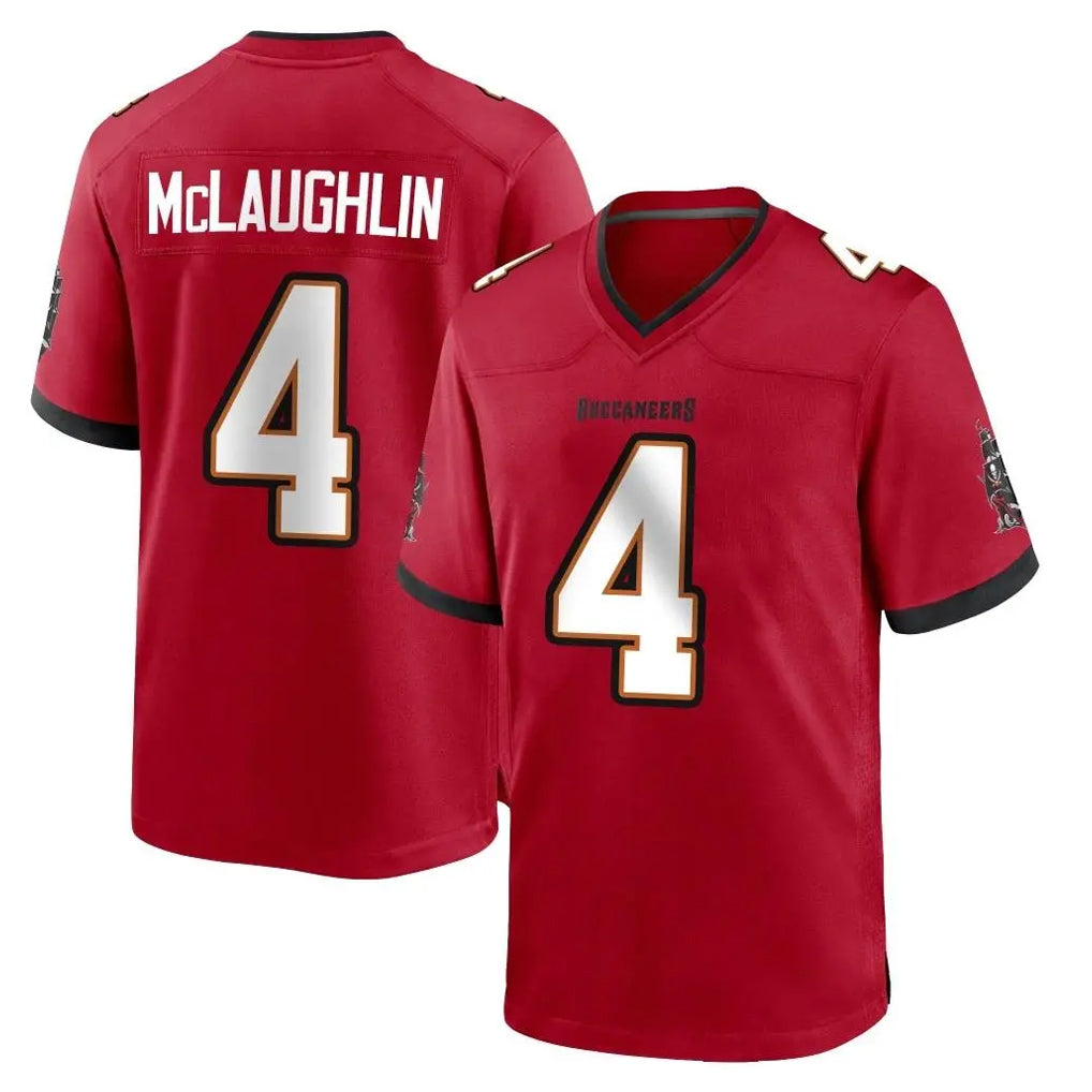 Choea TB.Buccaneers #4 Chase McLaughlin Player Red Home Game Stitched Jerseys