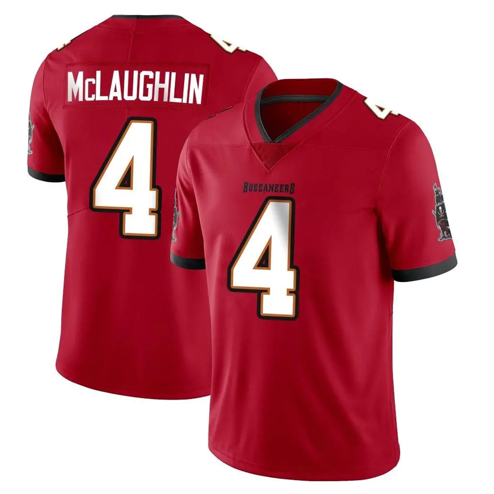 Choea TB.Buccaneers #4 Chase McLaughlin Player Red Limited Vapor Home Game Stitched Jerseys