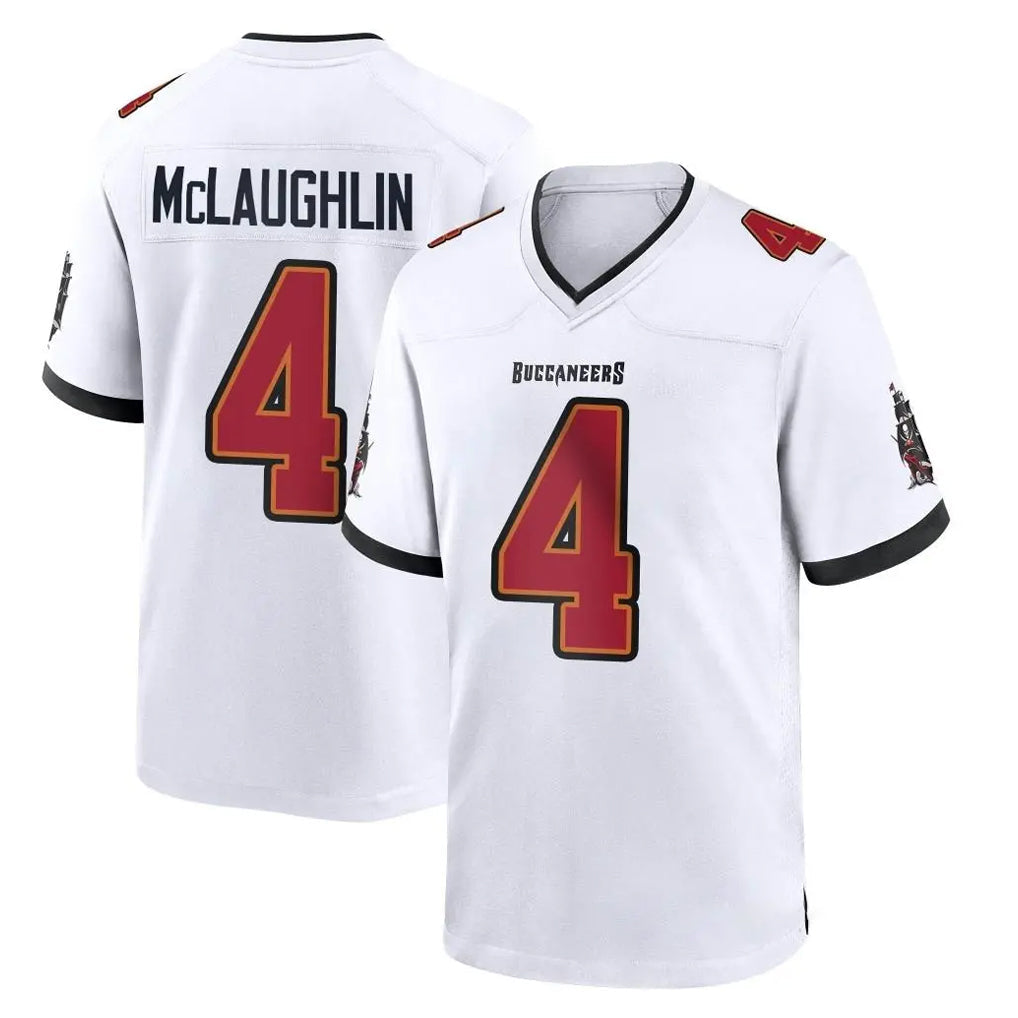 Choea TB.Buccaneers #4 Chase McLaughlin Player White Home Game Stitched Jerseys