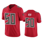 Choea TB.Buccaneers #50 Vita Vea Player Red Limited Color Rush Home Game Stitched Jerseys