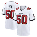 Choea TB.Buccaneers #50 Vita Vea Player White Home Game Stitched Jerseys