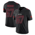 Choea TB.Buccaneers #67 Luke Goedeke Player Black Impact Limited Home Game Stitched Jerseys