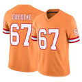 Choea TB.Buccaneers #67 Luke Goedeke Player Orange Limited Vapor F.U.S.E. Home Game Stitched Jerseys