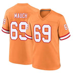 Choea TB.Buccaneers #69 Cody Mauch Player Orange Throwback Home Game Stitched Jerseys