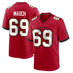 Choea TB.Buccaneers #69 Cody Mauch Player Red Home Game Stitched Jerseys