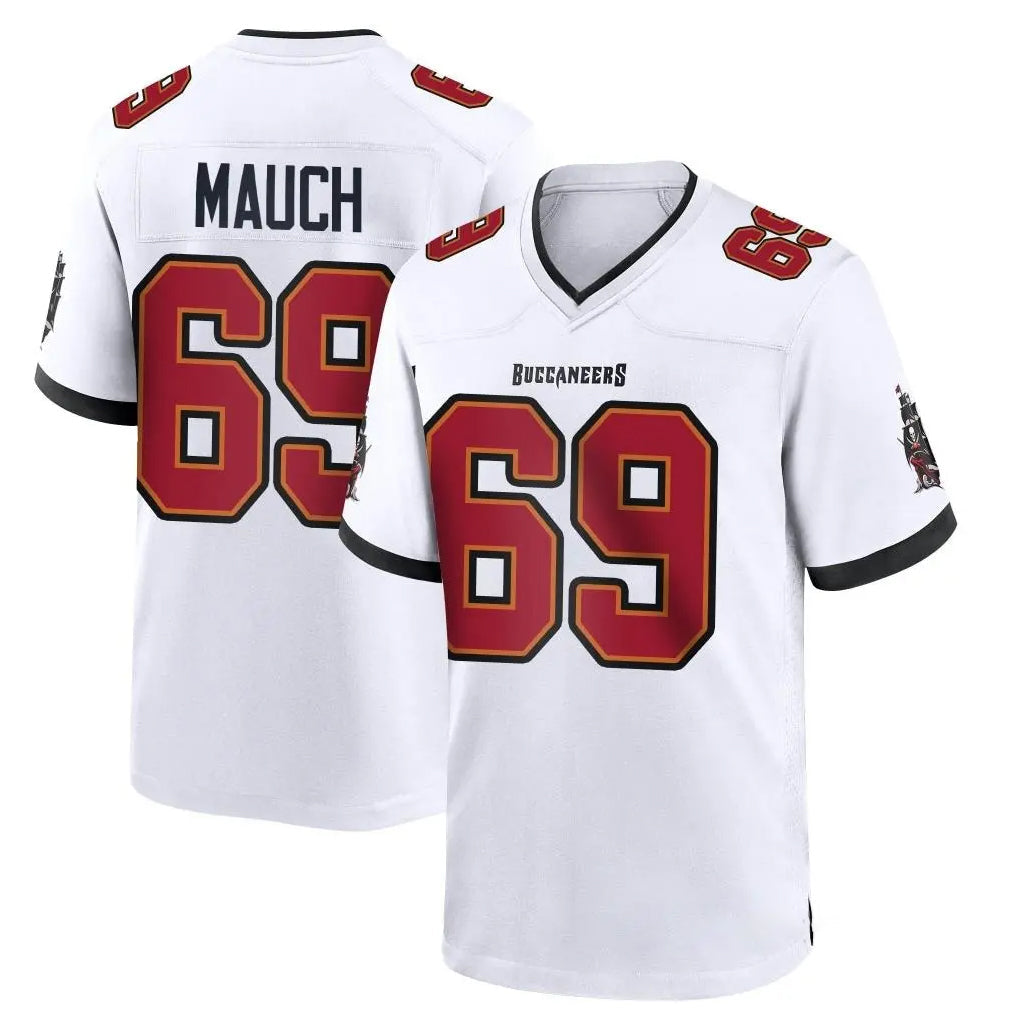 Choea TB.Buccaneers #69 Cody Mauch Player White Home Game Stitched Jerseys