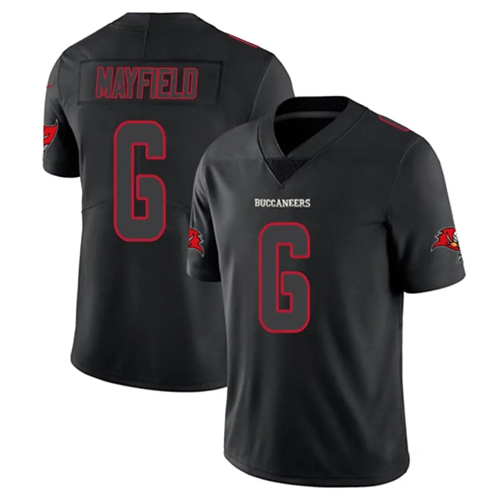 Choea TB.Buccaneers #6 Baker Mayfield Player Black Impact Limited Home Game Stitched Jerseys