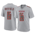 Choea TB.Buccaneers #6 Baker Mayfield Player Gray Atmosphere Fashion Home Game Stitched Jerseys