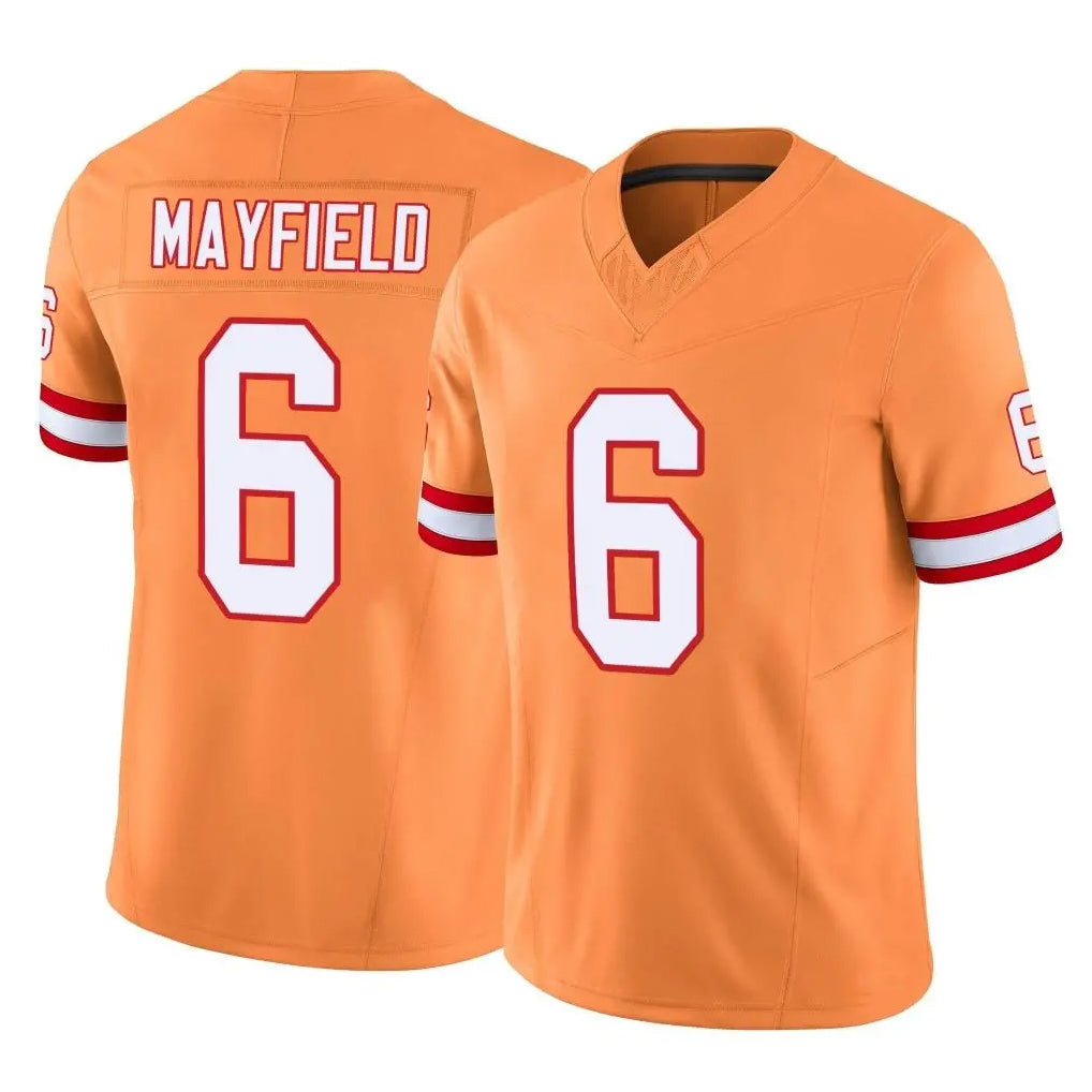 Choea TB.Buccaneers #6 Baker Mayfield Player Orange Limited Vapor F.U.S.E. Home Game Stitched Jerseys