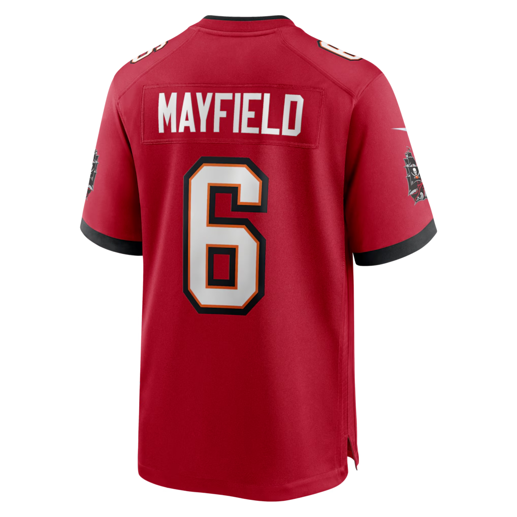 Choea TB.Buccaneers #6 Baker Mayfield Red Team Game Stitched Jerseys